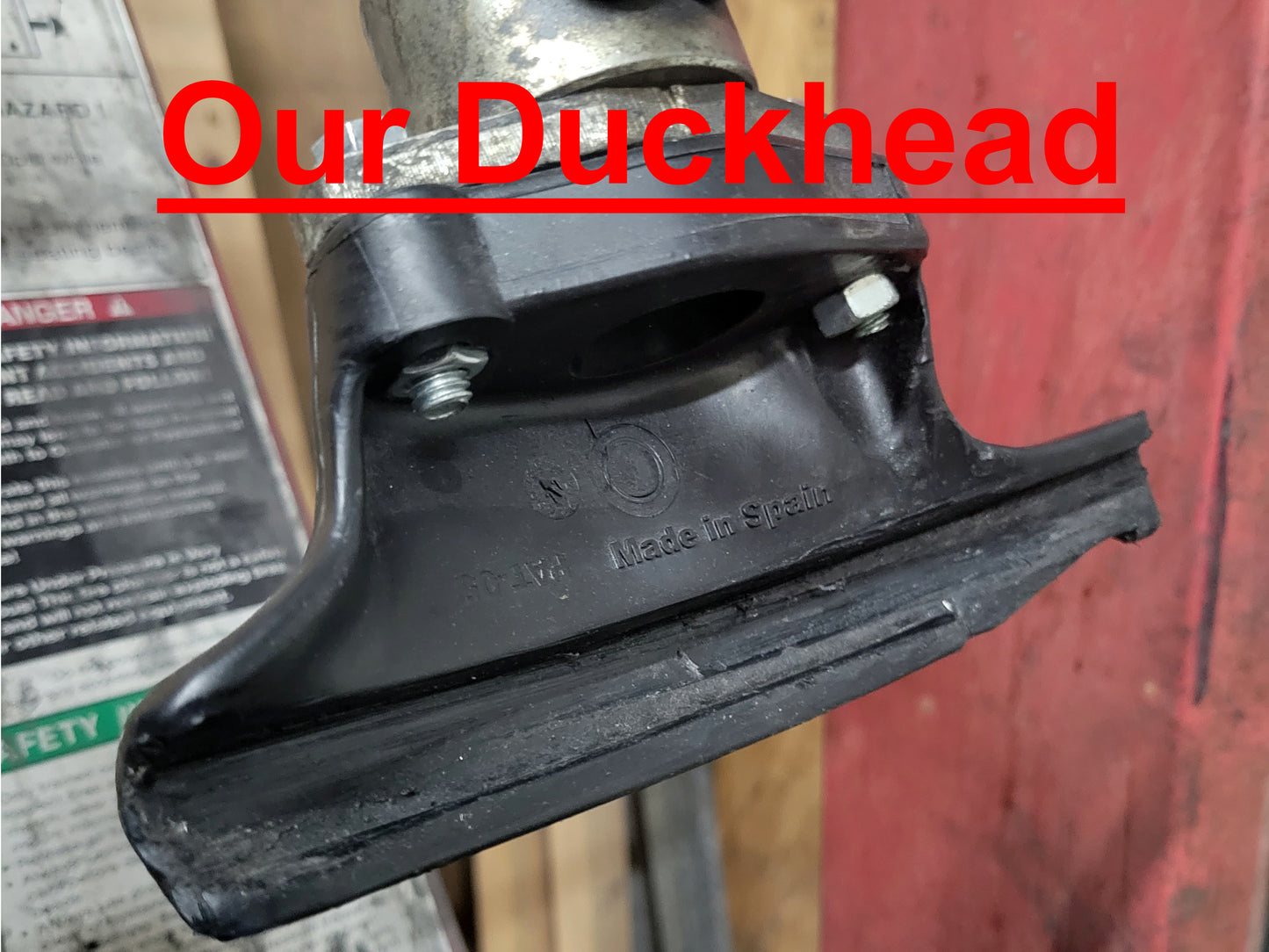 Super-Duty Nylon Mount/Demount Duckhead - Swing Arm Style